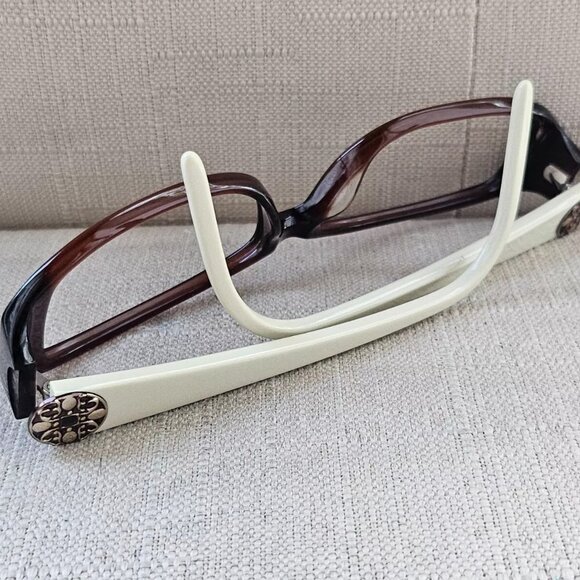 Kirkland Signature Women Eyeglasses Frame Brown/White SAN DIMAS KS1015 Glasses - Picture 8 of 11